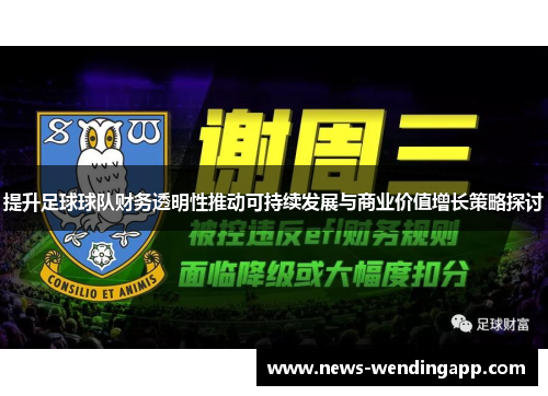 提升足球球队财务透明性推动可持续发展与商业价值增长策略探讨